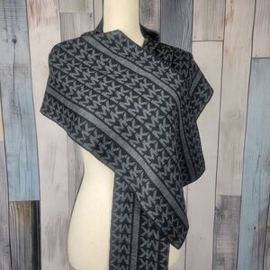 Michael Kors Black Gray Scarf